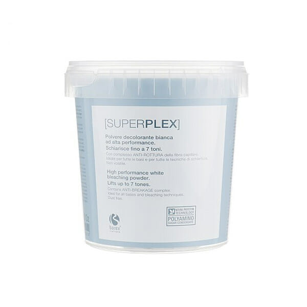 superplex polvere decolorante bianca 400g barex italiana